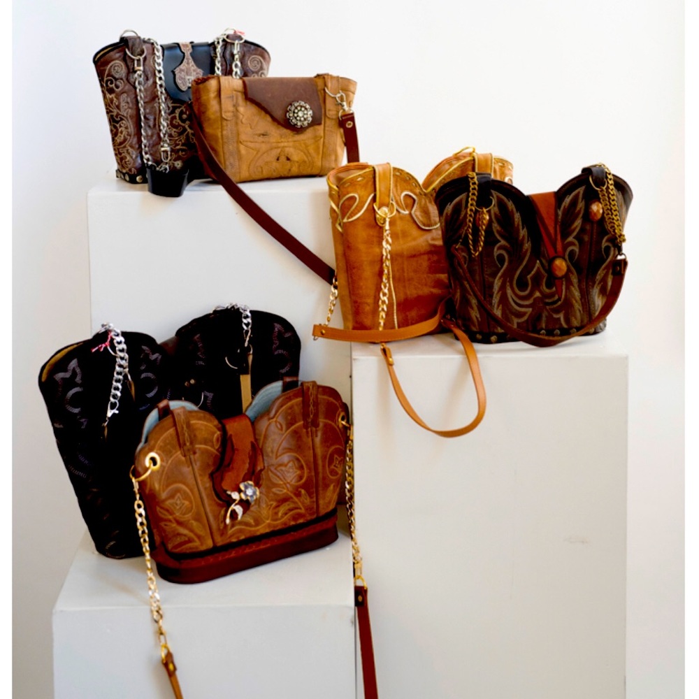 All Handmade Cowboy Boot Purses